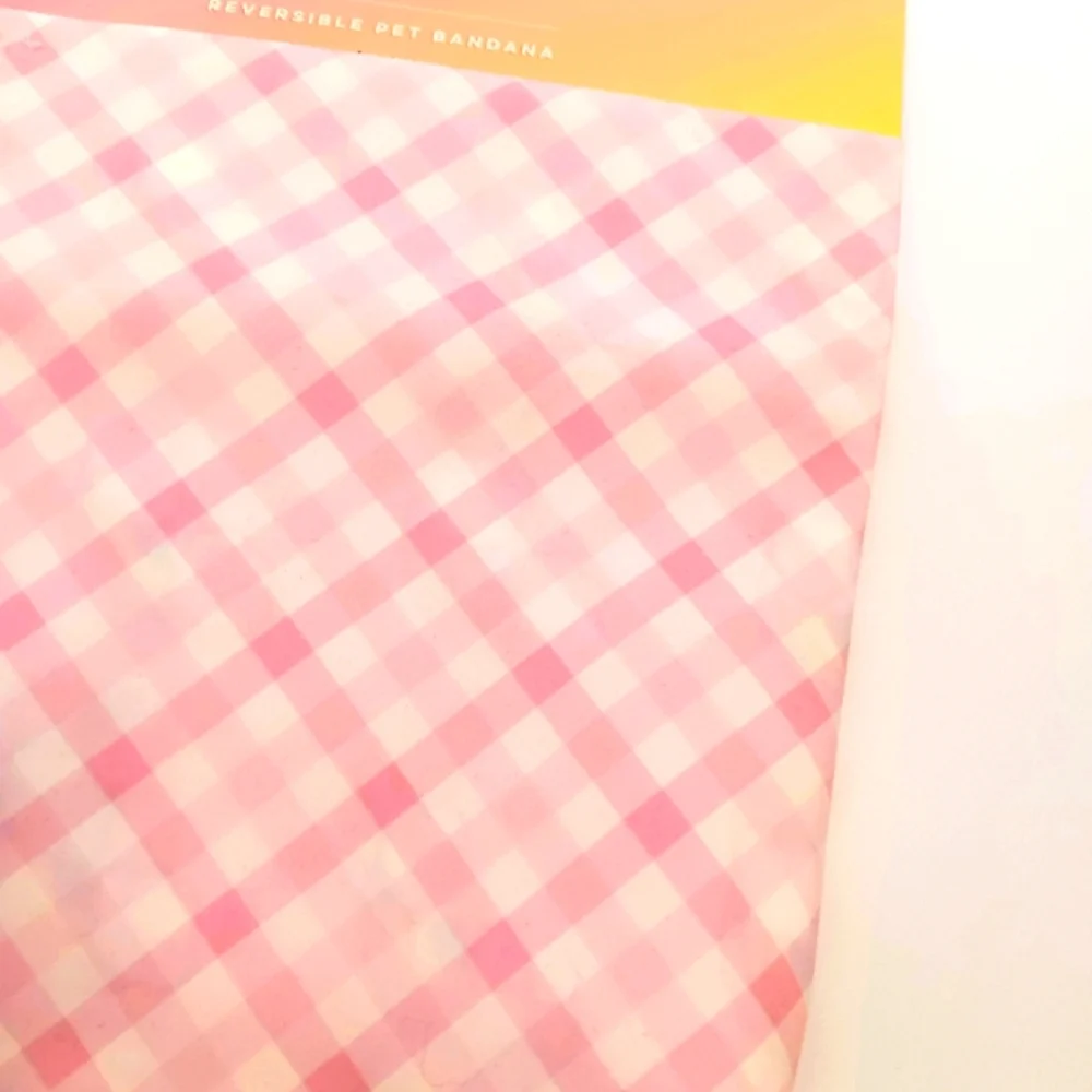 NWT Stoney Clover Lane x Target Reversible Rainbow/Gingham Dog Scarf Bandana